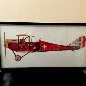 propeller airplaine Découpage wall art MAKE OFFER AND ITS YOURS